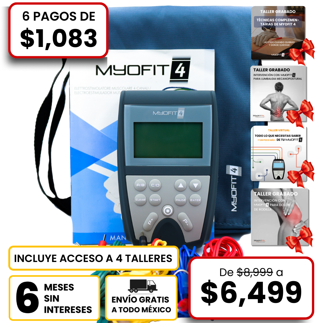 Myofit Myofit 4 / Electroestimulador Muscular de 4 Canales – Myofit mx